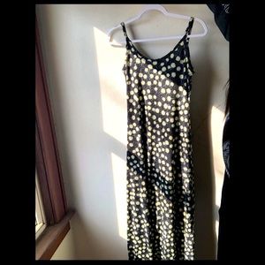 B&W Floral Maxi